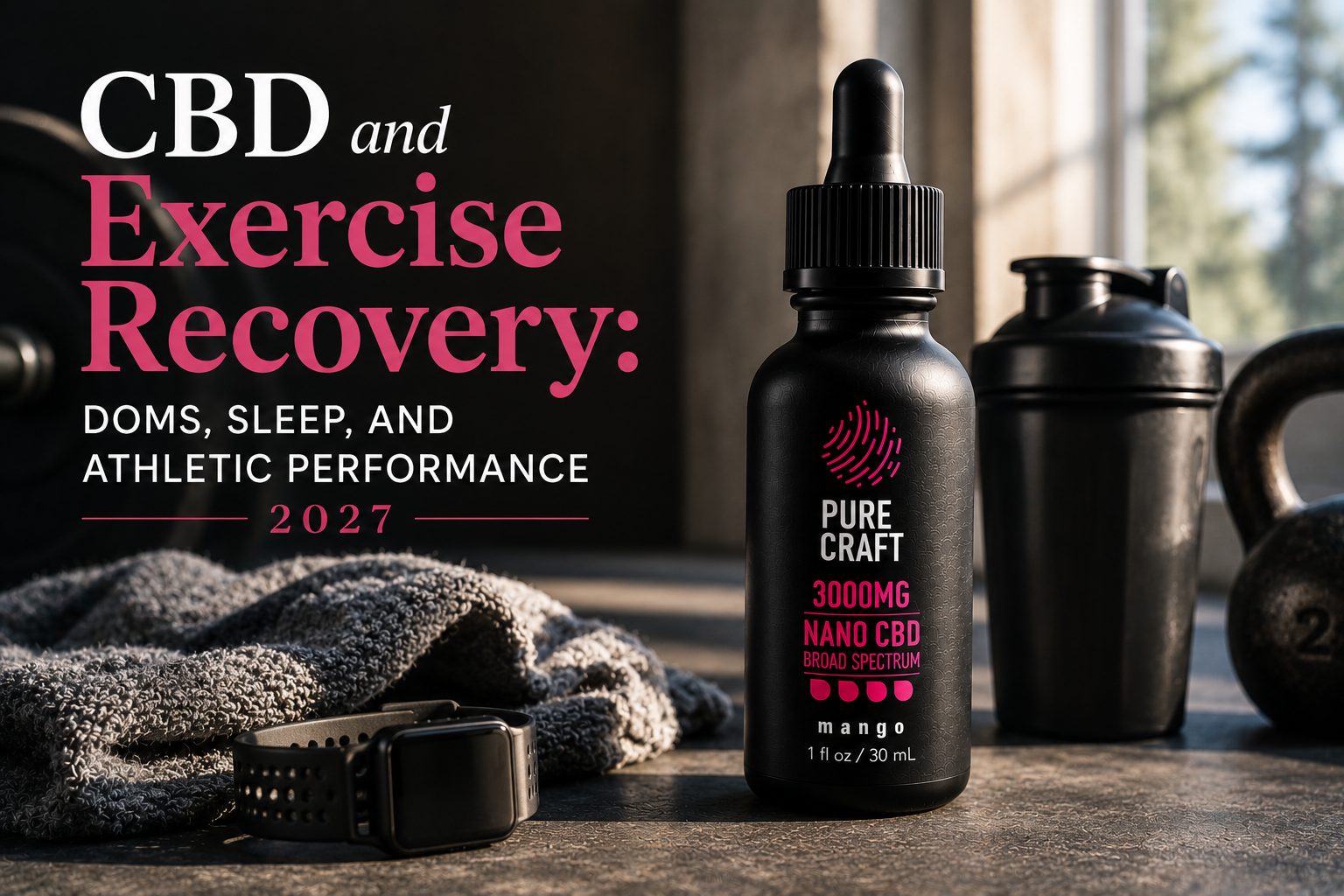 CBD and Exercise Recovery: DOMS, Sleep, and Athletic Performance 2027 | PureCraft CBD