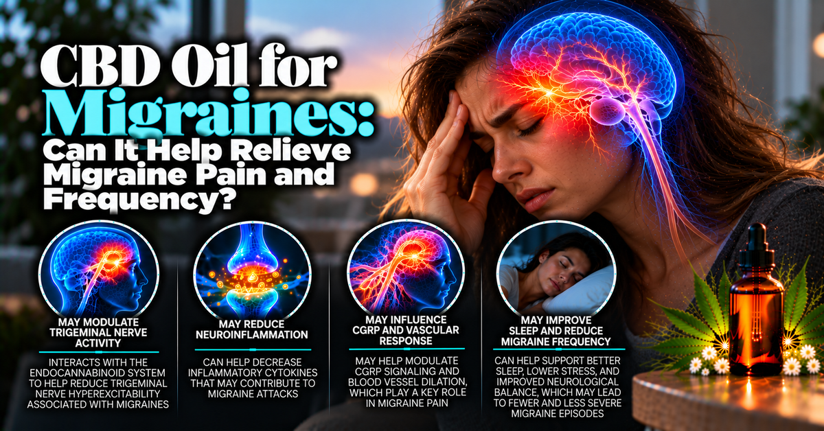 CBD Oil for Migraines: Can It Help Relieve Migraine Pain and Frequency?