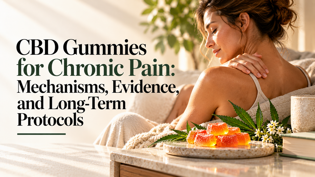 CBD Gummies for Chronic Pain: Mechanisms, Evidence, and Long-Term Protocols