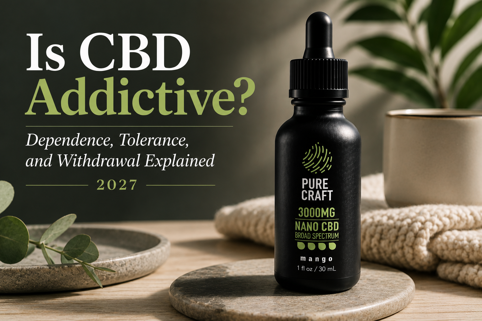 Is CBD Addictive? Dependence, Tolerance, and Withdrawal Explained 2027 | PureCraft CBD