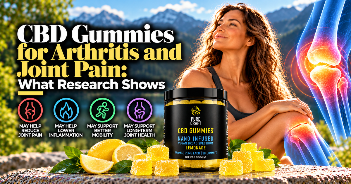 CBD Gummies for Arthritis and Joint Pain: What Research Shows | PureCraft CBD