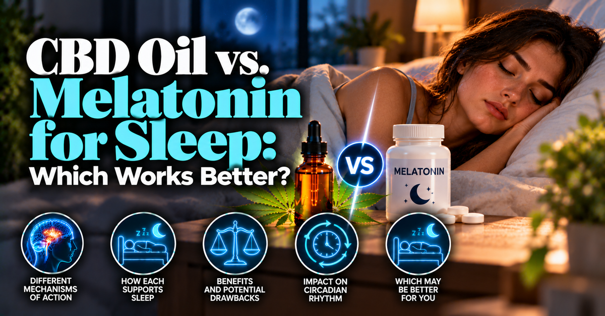 CBD Oil vs. Melatonin for Sleep: Which Works Better?