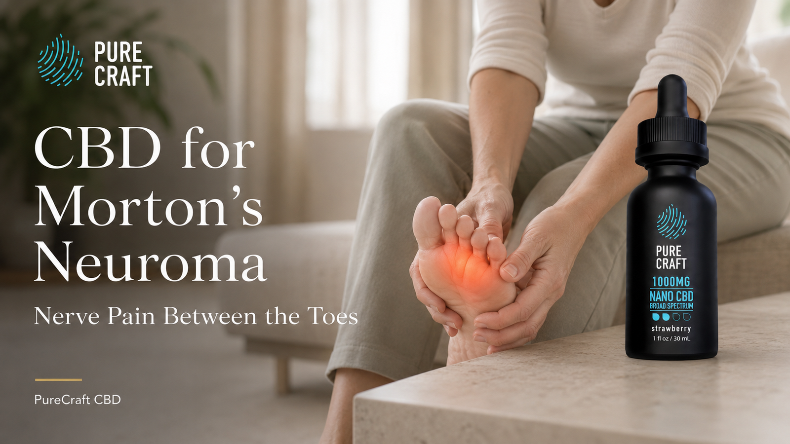 CBD for Morton's Neuroma: Nerve Pain Between the Toes | PureCraft CBD