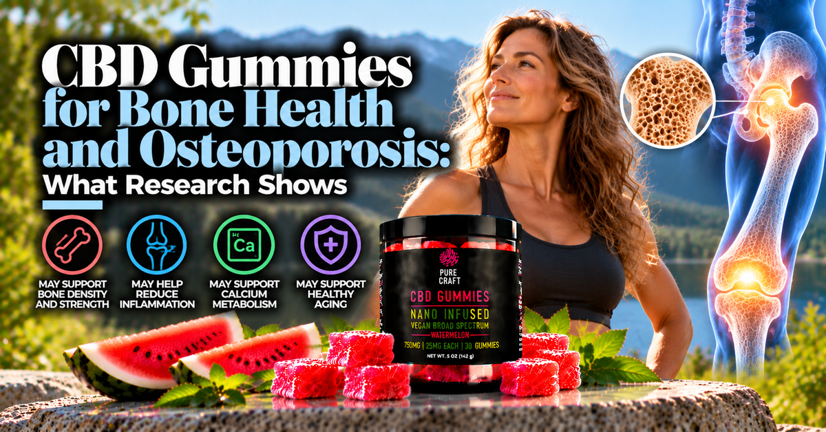 CBD Gummies for Bone Health and Osteoporosis: What Research Shows
