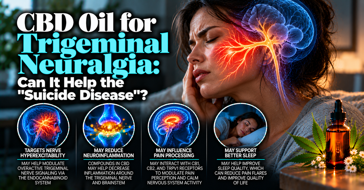 CBD Oil for Trigeminal Neuralgia: Can It Help the "Suicide Disease"?