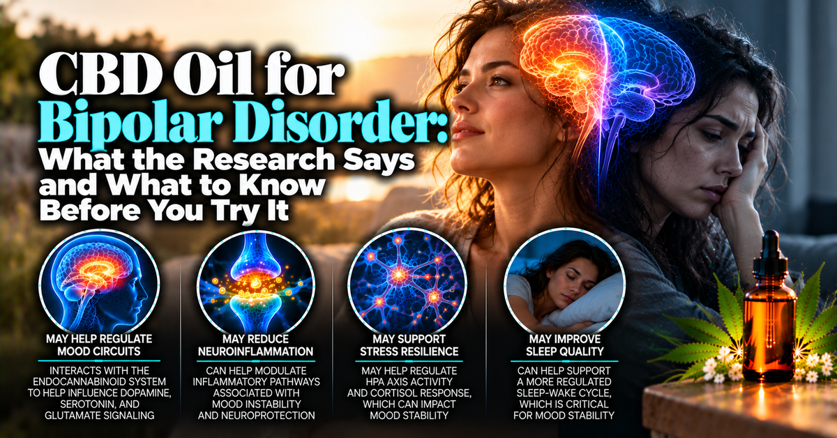 CBD Oil for Bipolar Disorder: What the Research Says and What to Know Before You Try It | PureCraft CBD