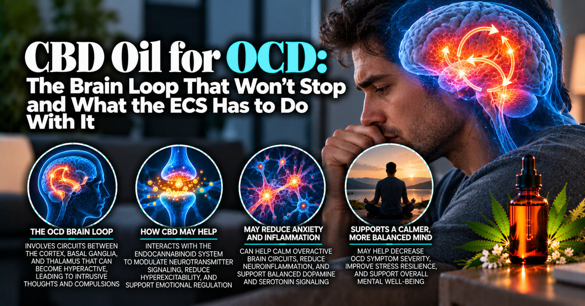CBD Oil for OCD: The Brain Loop That Won't Stop and What the ECS Has to Do With It | PureCraft CBD