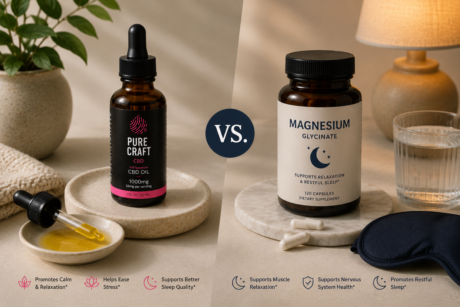 CBD vs. Magnesium for Sleep: Which Should You Take? | PureCraft CBD