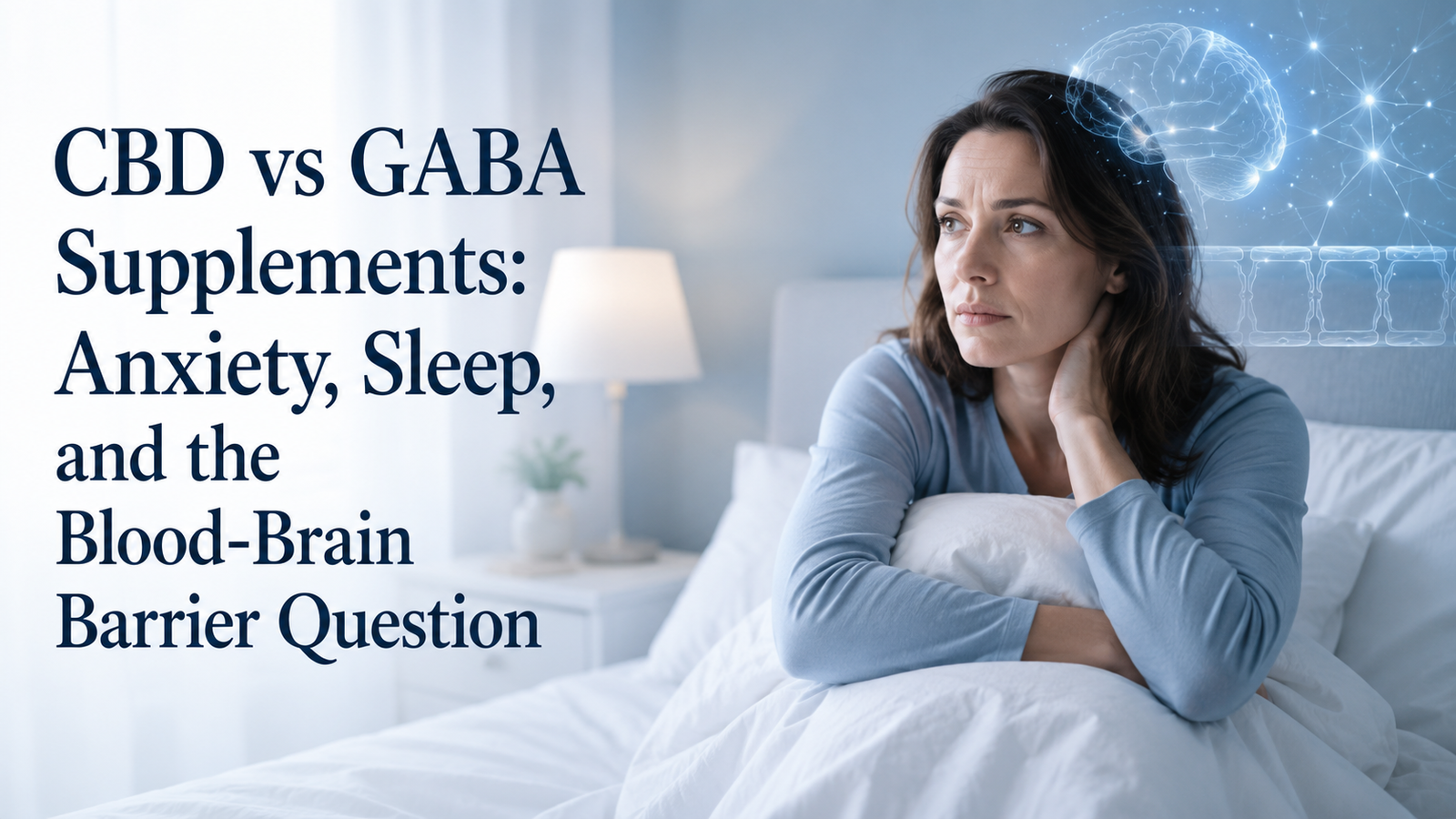 CBD vs GABA Supplements: Anxiety, Sleep, and the Blood-Brain Barrier Question | PureCraft CBD