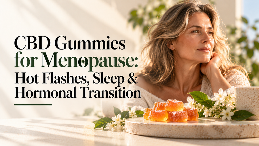 CBD Gummies for Menopause: Hot Flashes, Sleep & Hormonal Transition
