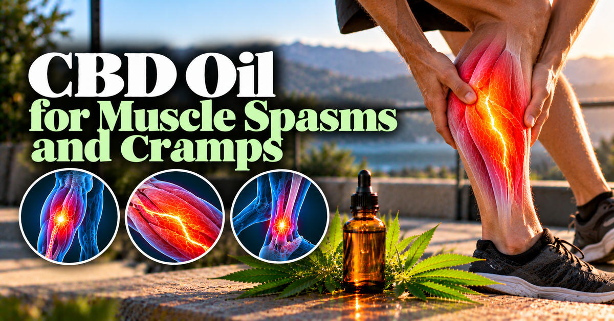 CBD Oil for Muscle Spasms and Cramps: Mechanisms, Evidence, and Relief | PureCraft CBD