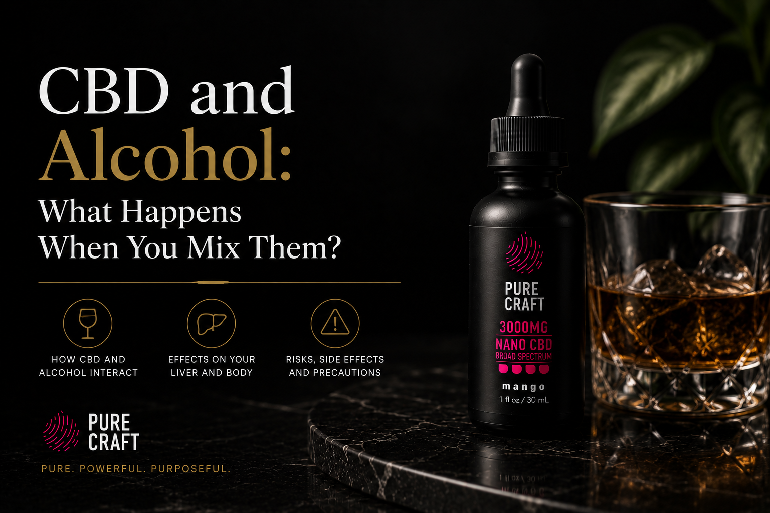 CBD and Alcohol: What Happens When You Mix Them? | PureCraft CBD