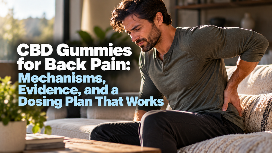 CBD Gummies for Back Pain: Mechanisms, Evidence, and a Dosing Plan That Works