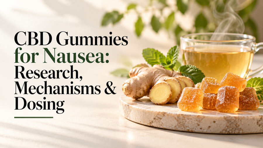 CBD Gummies for Nausea: Research, Mechanisms & Dosing