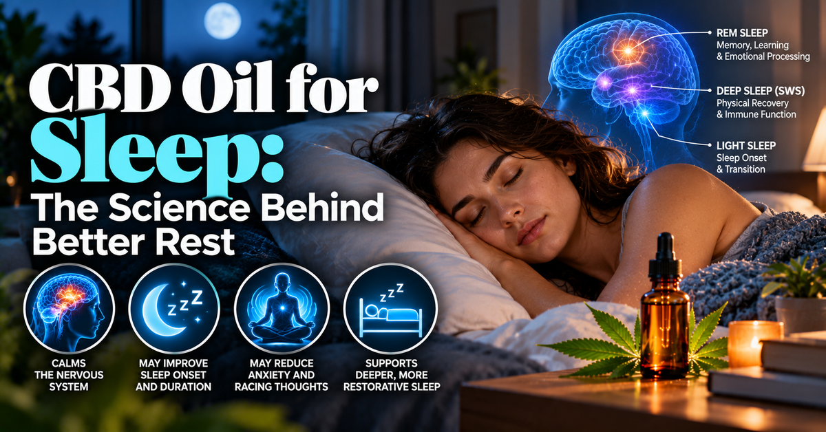 CBD Oil for Sleep: The Science Behind Better Rest | PureCraft CBD