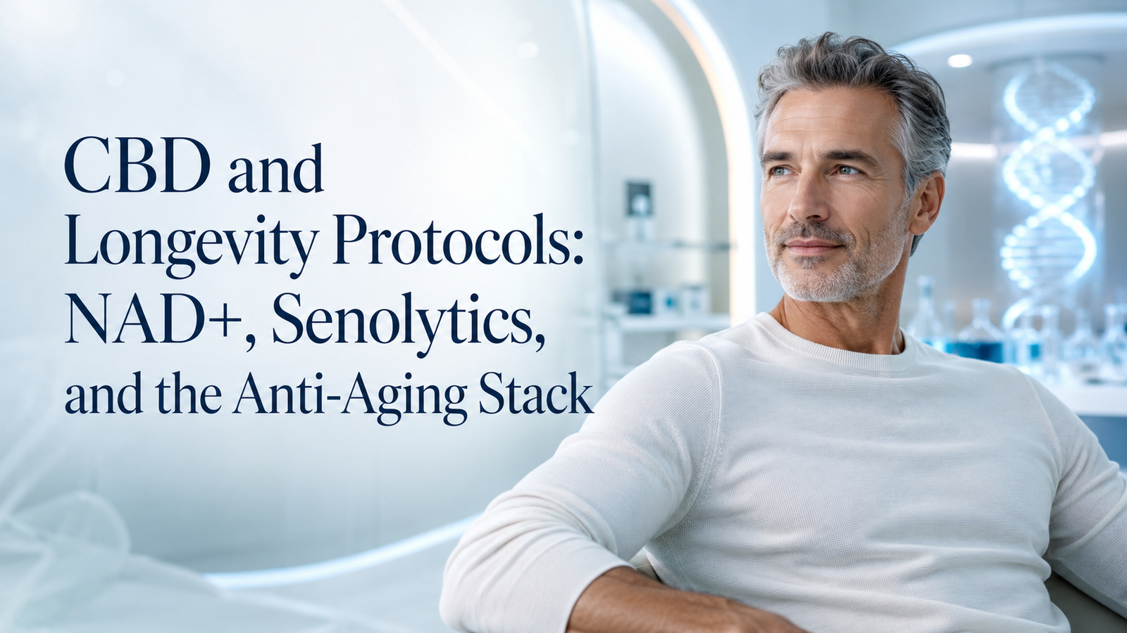 CBD and Longevity Protocols: NAD+, Senolytics, and the Anti-Aging Stack | PureCraft CBD