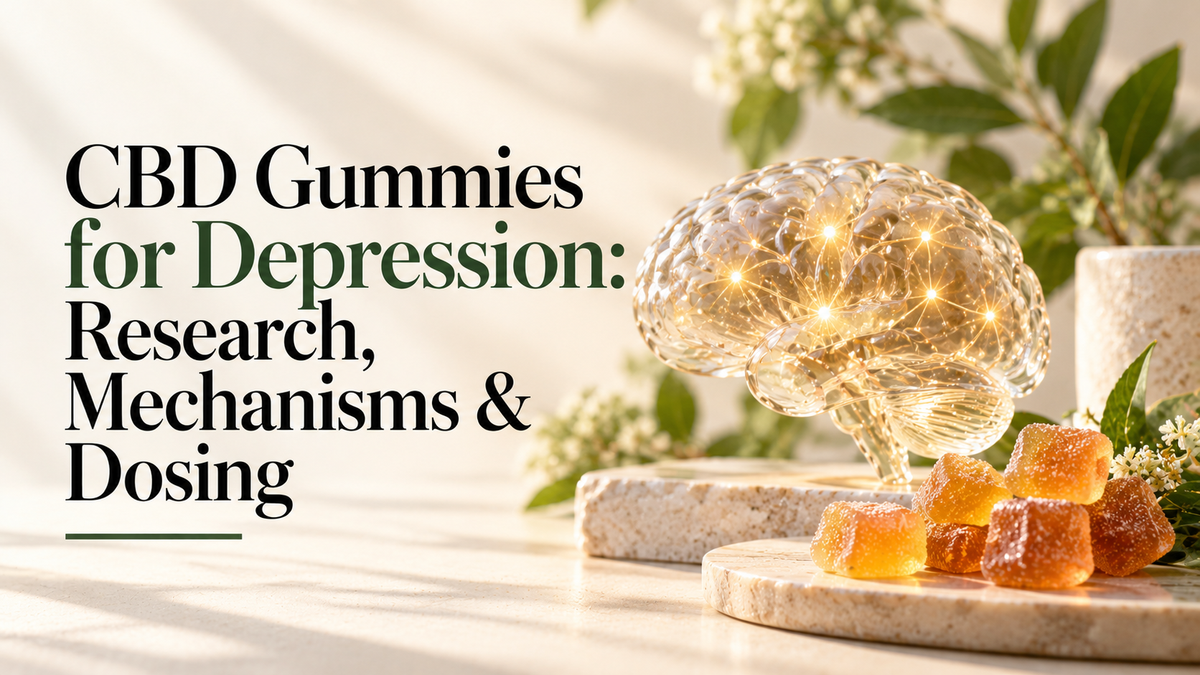 CBD Gummies for Depression: Research, Mechanisms & Dosing
