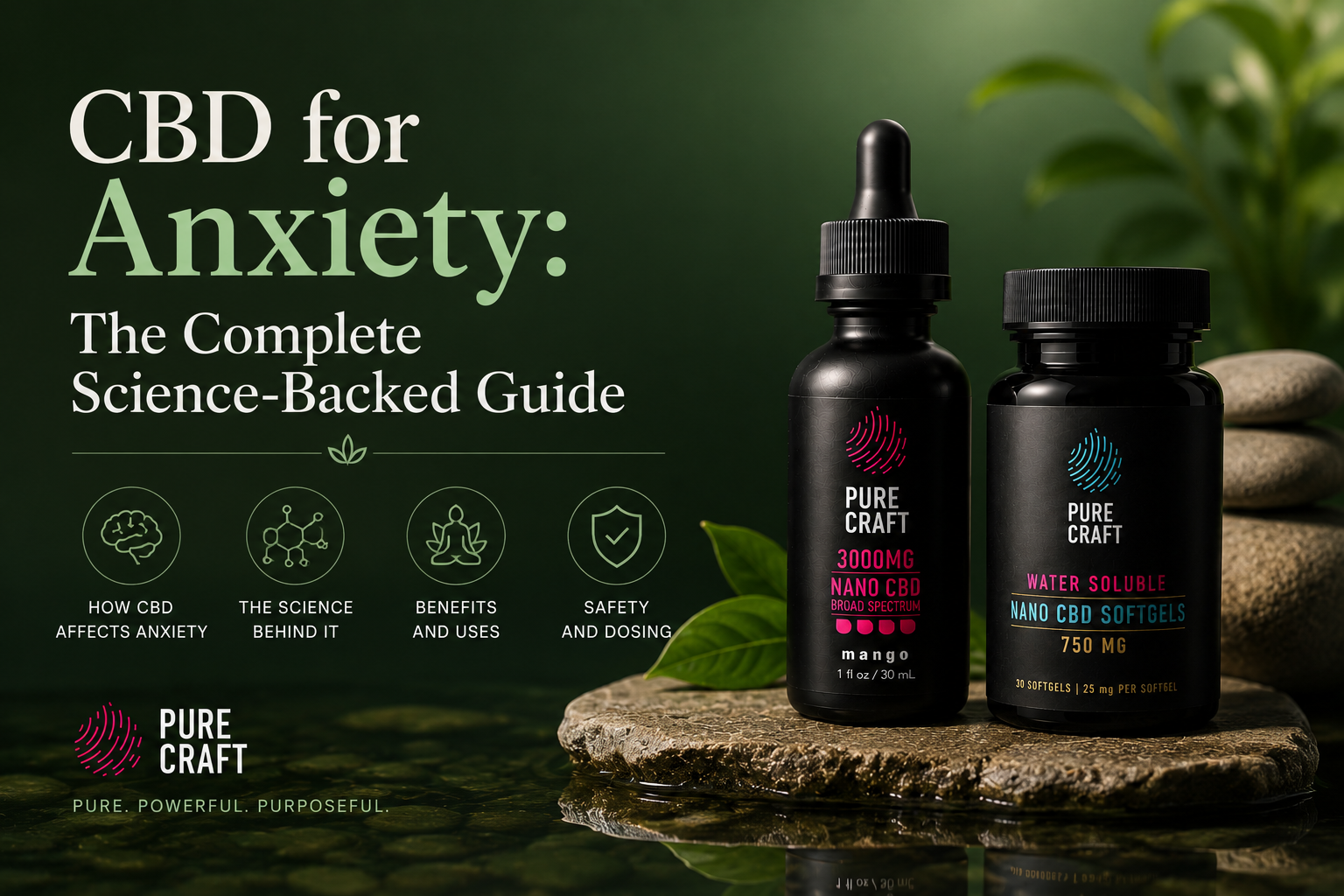 CBD for Anxiety: The Complete Science-Backed Guide | PureCraft CBD