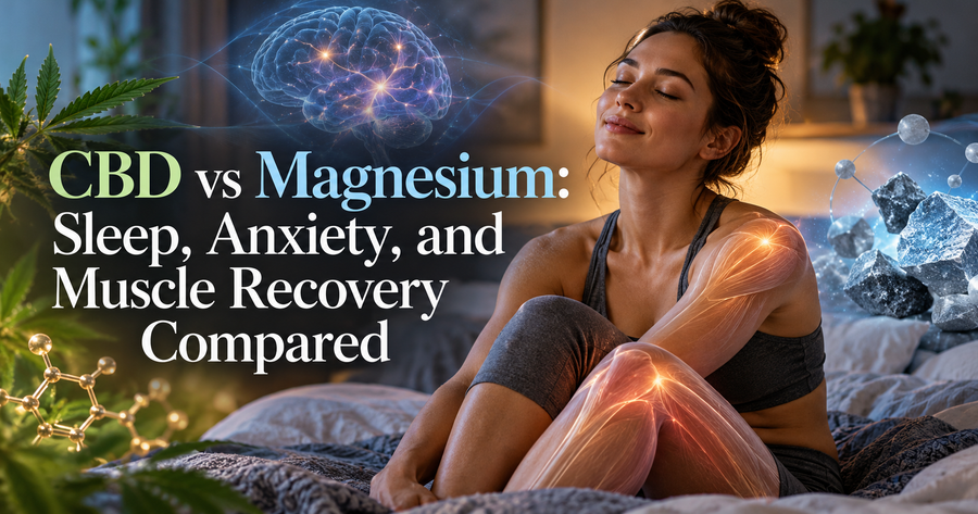 CBD vs Magnesium: Sleep, Anxiety, and Muscle Recovery Compared | PureCraft CBD