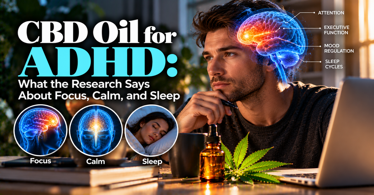 CBD Oil for ADHD: What the Research Says About Focus, Calm, and Sleep | PureCraft CBD