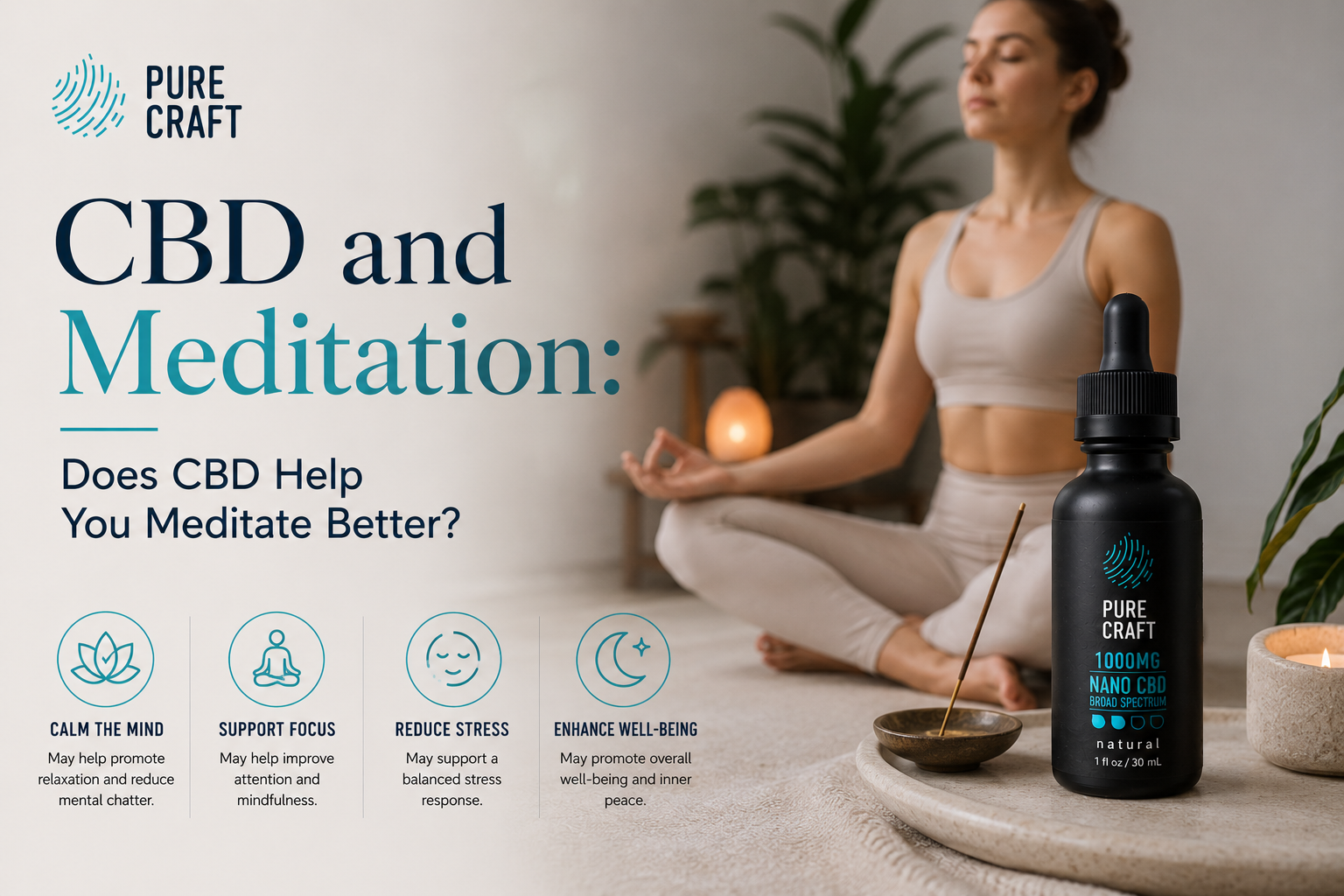 CBD and Meditation: Does CBD Help You Meditate Better? | PureCraft CBD