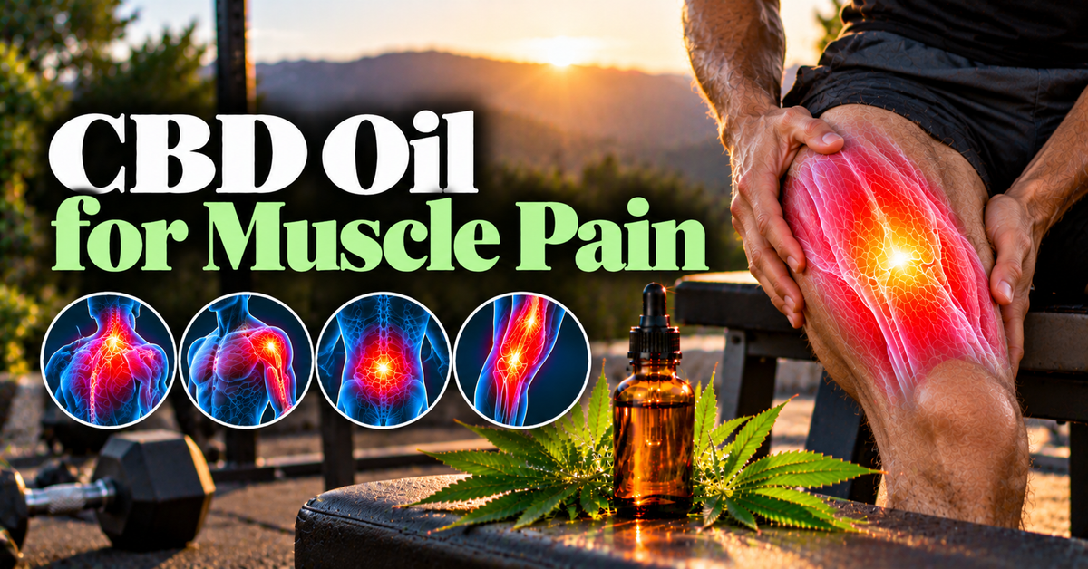 CBD Oil for Muscle Pain: How It Works, Evidence, and Dosing | PureCraft CBD