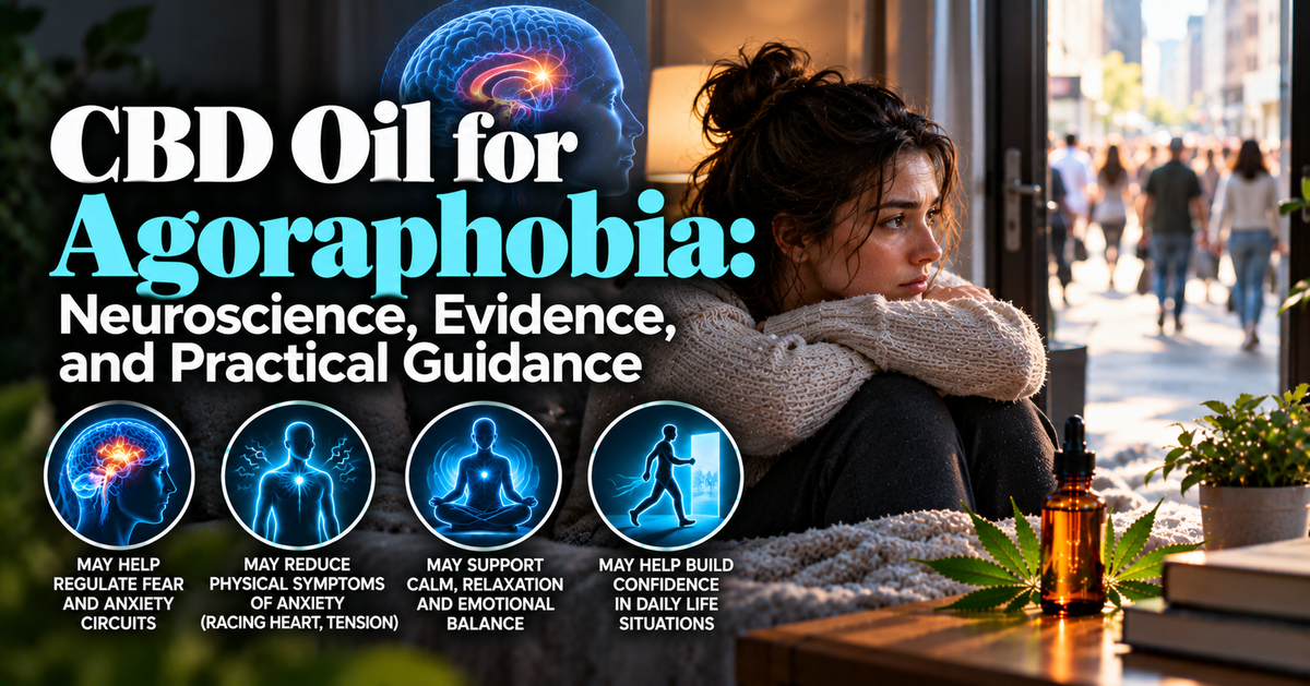 CBD Oil for Agoraphobia: Neuroscience, Evidence, and Practical Guidance | PureCraft CBD