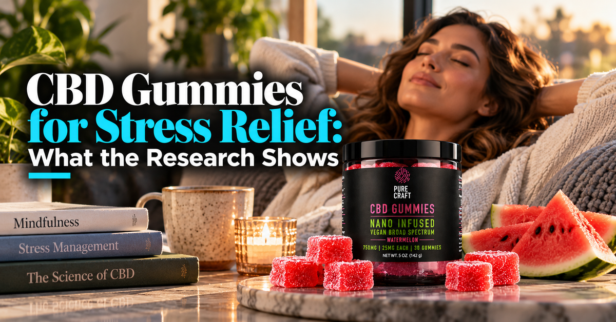 CBD Gummies for Stress Relief: What the Research Shows
