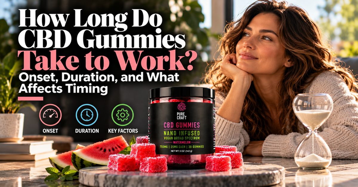 How Long Do CBD Gummies Take to Work? Onset, Duration, and What Affects Timing