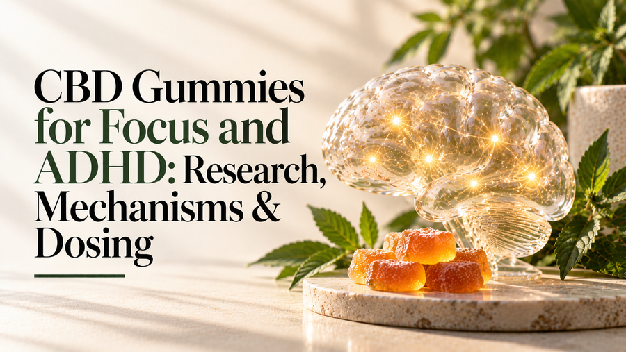 CBD Gummies for Focus and ADHD: Research, Mechanisms & Dosing
