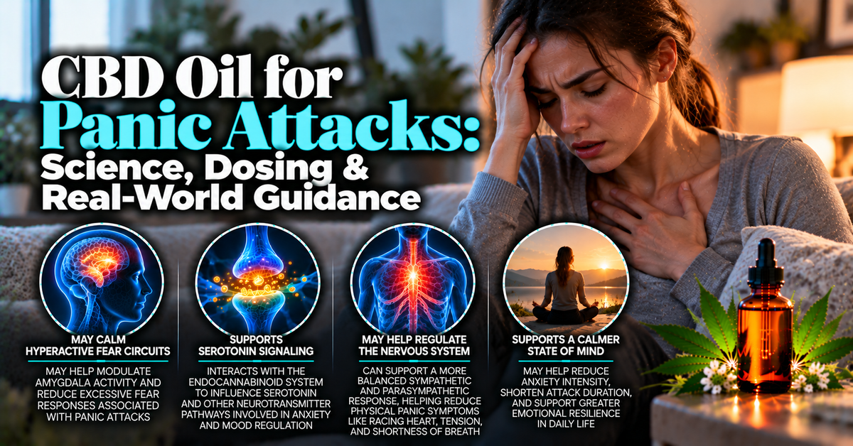 CBD Oil for Panic Attacks: Science, Dosing & Real-World Guidance | PureCraft CBD