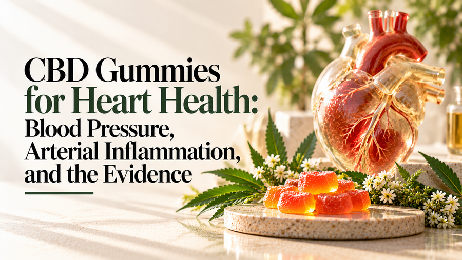 CBD Gummies for Heart Health: Blood Pressure, Arterial Inflammation, and the Evidence