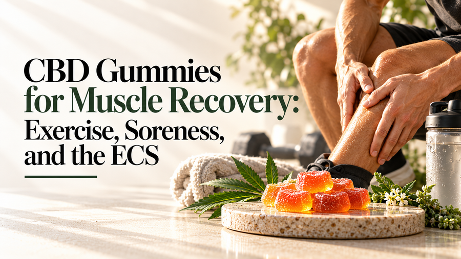CBD Gummies for Muscle Recovery: Exercise, Soreness, and the ECS