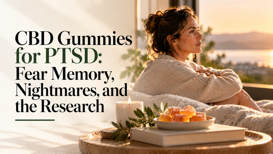 CBD Gummies for PTSD: Fear Memory, Nightmares, and the Research