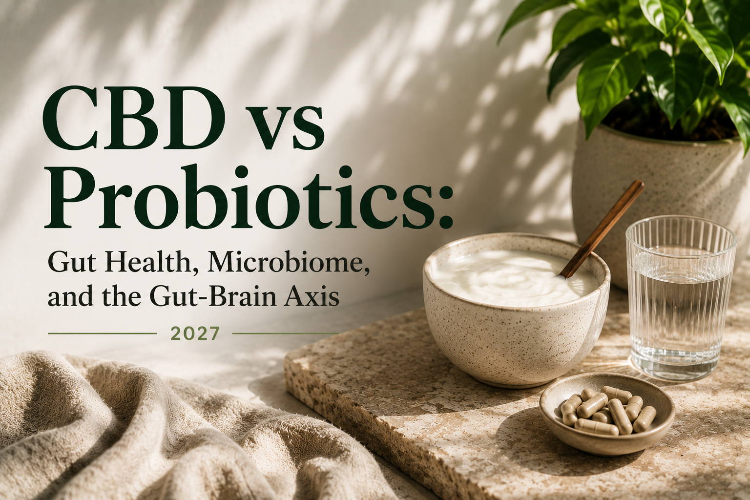 CBD vs Probiotics: Gut Health, Microbiome, and the Gut-Brain Axis 2027 | PureCraft CBD