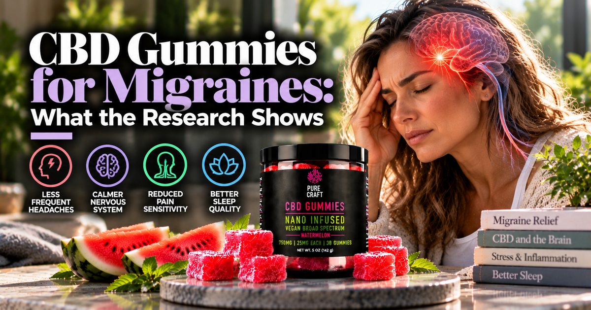 CBD Gummies for Migraines: What the Research Shows