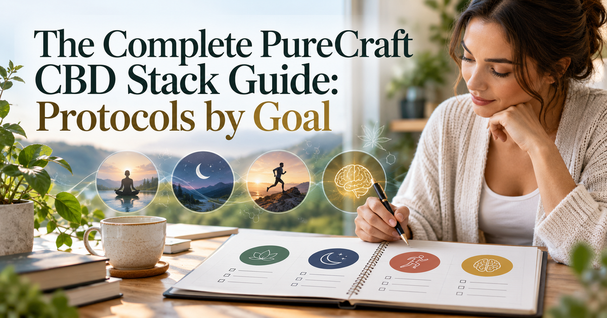 The Complete PureCraft CBD Stack Guide: Protocols by Goal | PureCraft CBD