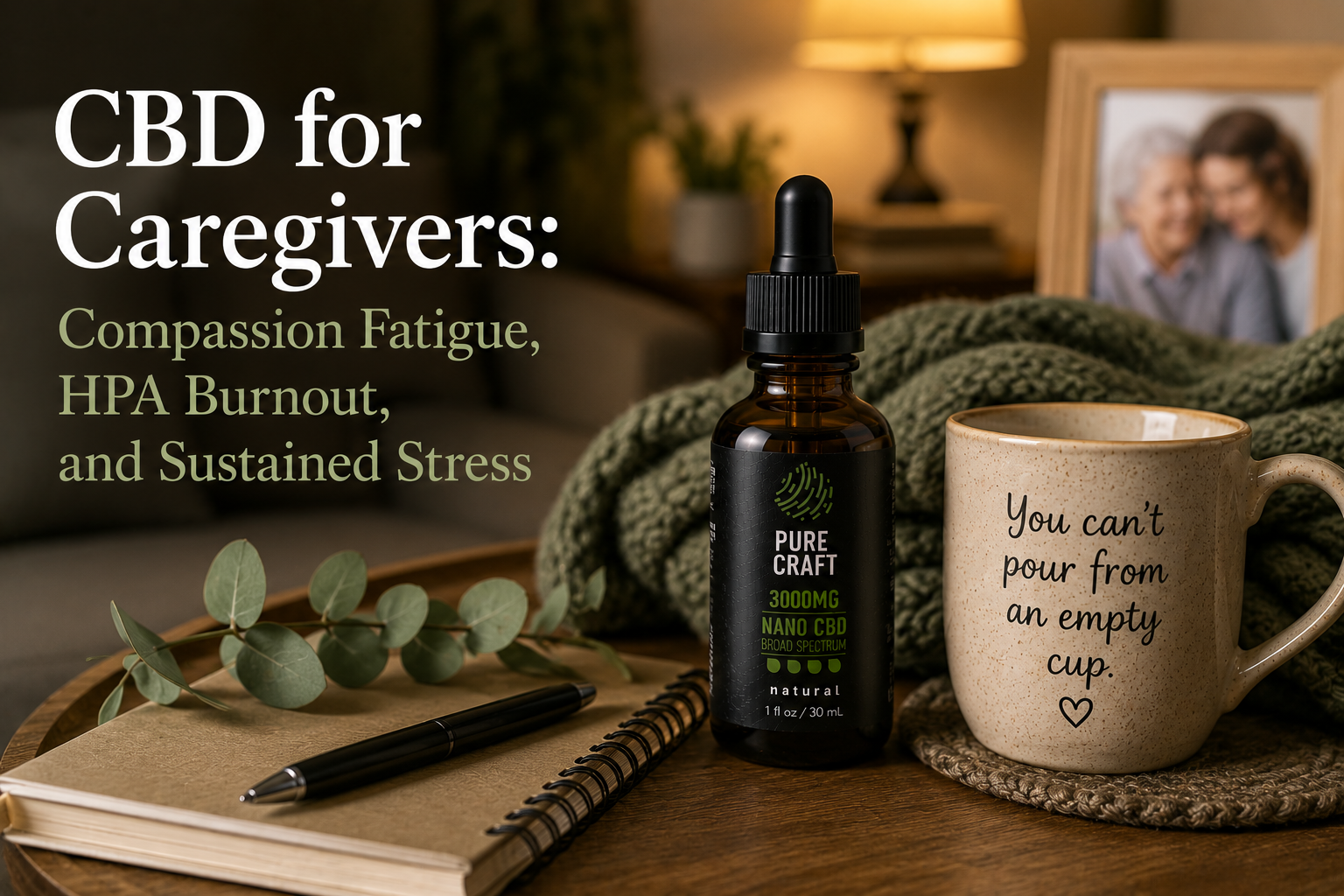 CBD for Caregivers: Compassion Fatigue, HPA Burnout, and Sustained Stress | PureCraft CBD