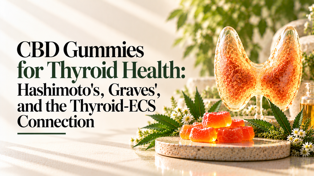 CBD Gummies for Thyroid Health: Hashimoto's, Graves', and the Thyroid-ECS Connection