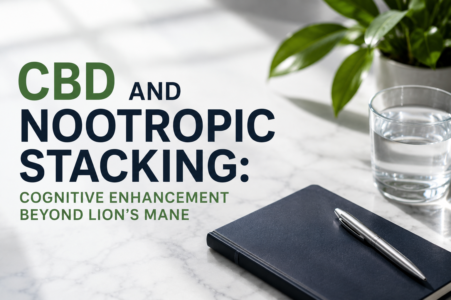 CBD and Nootropic Stacking: Cognitive Enhancement Beyond Lion's Mane | PureCraft CBD