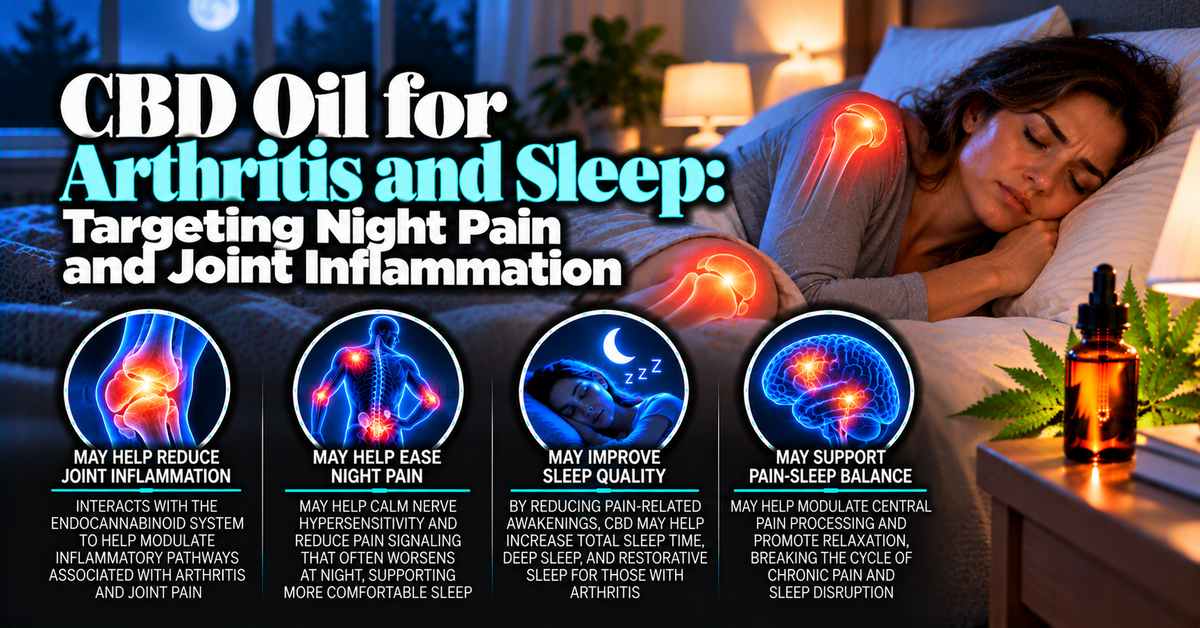 CBD Oil for Arthritis and Sleep: Targeting Night Pain and Joint Inflammation