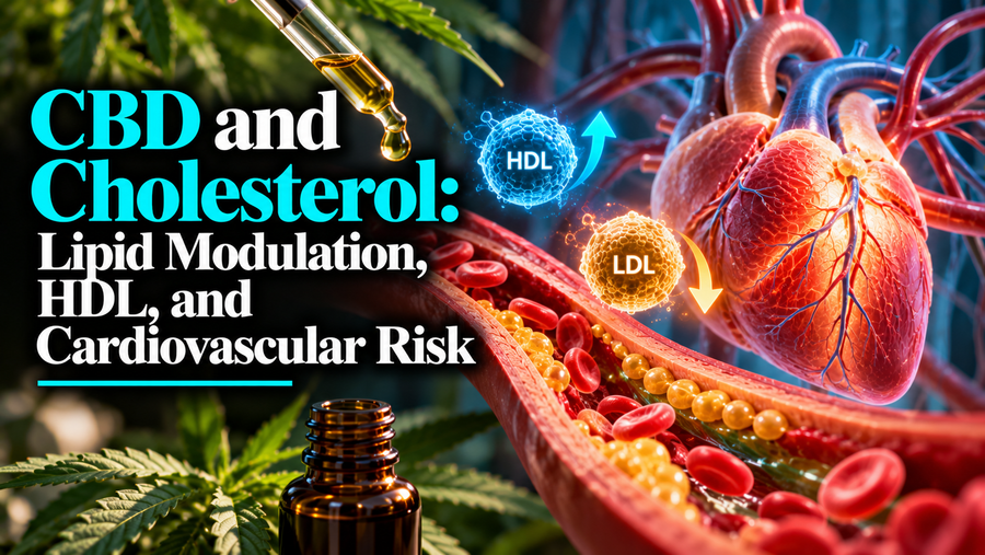 CBD and Cholesterol: Lipid Modulation, HDL, and Cardiovascular Risk | PureCraft CBD