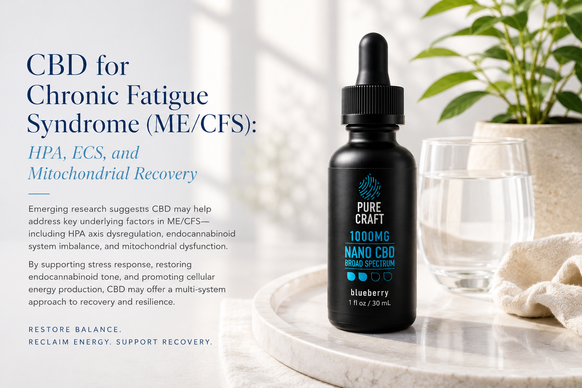 CBD for Chronic Fatigue Syndrome (ME/CFS): HPA, ECS, and Mitochondrial Recovery | PureCraft CBD