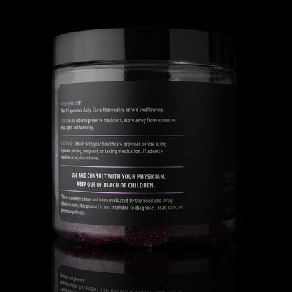 750mgNANEDB-3 @@ Vegan Elderberry Immune Support CBD Gummies