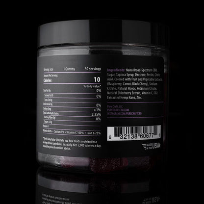 750mgNANEDB-2 @@ Sambucus Elderberry Gummy by Pure Craft CBD